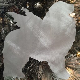 Great Pyrenees Angel, Dog Star Christmas Tree Topper, Wreath Decoration, Holiday Wall Art, Plant Stake, Aluminum - thumbnail 2