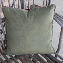 Decorative Western Horse Pillow - 18 X Raspberry/Olive - thumbnail 3