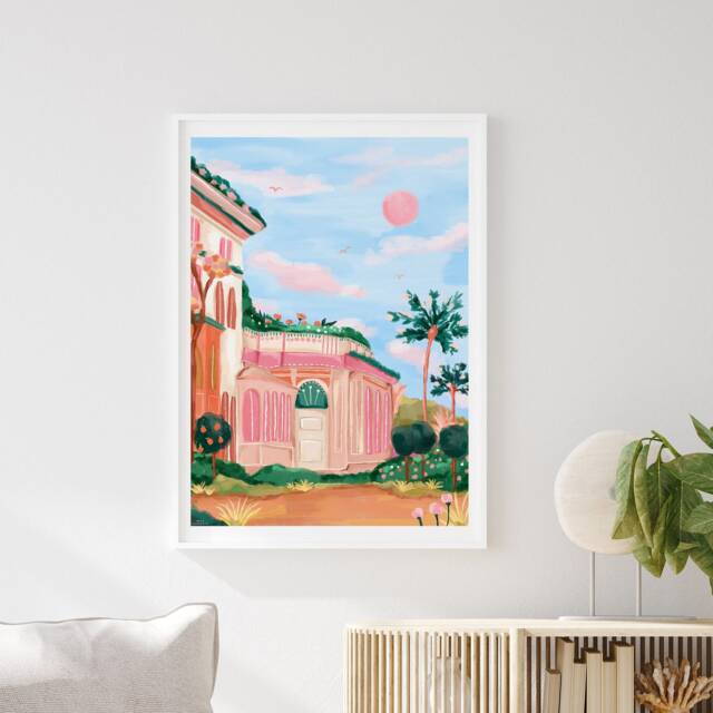 French Riviera Dream Print, France Poster, A5/A4 A3 - image 1