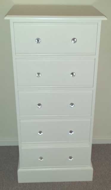 Wellington Chest Of Drawers - 5 Edwardian Style - image 1