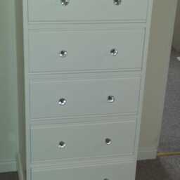 Wellington Chest Of Drawers - 5 Edwardian Style - thumbnail 4
