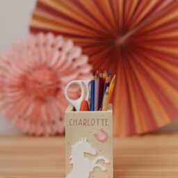 Pen Holders, Pen Boxes - Small Personalized Various Versions For School Enrollment, Desk - thumbnail 4