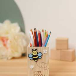 Pen Holders, Pen Boxes - Small Personalized Various Versions For School Enrollment, Desk - thumbnail 3