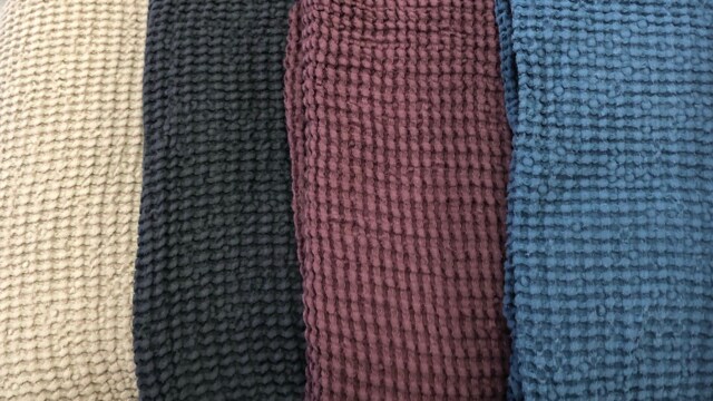 Thick Blanket, Linen & Cotton Blend Blanket, Voluminous Throw, Natural Coverlet, Daybed Christmas Gift - image 1