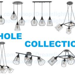 4 Cages Spider Chandelier Industrial Pendant Light Chandelier Cage Modern Lighting Kitchen - thumbnail 2