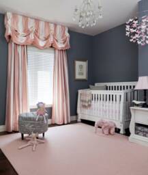Sweet Nursery Valance - Panels Sold Separately Fabric Is Additional Priced Per Linear Foot - thumbnail 1