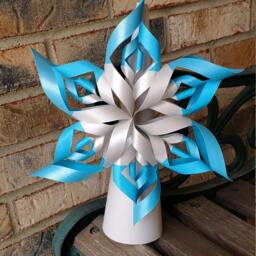 Christmas Tree Topper. Choose Your Colors. Twisted Star, Rustic Decoration, Holiday. Table Decoration - thumbnail 2