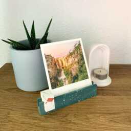 Concrete Planter Indoor/Outdoor Succulent & Cactus Pot With Drainage - Modern Handmade Decor - thumbnail 4