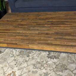 Reclaimed Hardwood Coffee Table - thumbnail 2