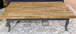 Reclaimed Hardwood Coffee Table - thumbnail 1