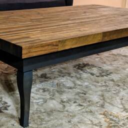 Reclaimed Hardwood Coffee Table - thumbnail 3