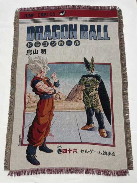 Woven Anime Tapestry Blanket, Dragon Ball Z Goku Super Saiyan Gift - image 1