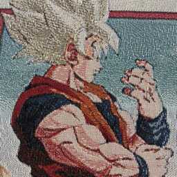Woven Anime Tapestry Blanket, Dragon Ball Z Goku Super Saiyan Gift - thumbnail 2