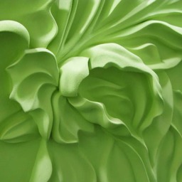 Bas Relief Sculpture, Relief Wall Art, Abstract Art Wall Flowers, 3D Flower Plaster 3D - thumbnail 2