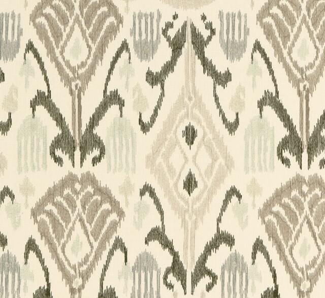 Turkestan Embroidery in Moonstone/This Listing Is For One Pillow - image 1