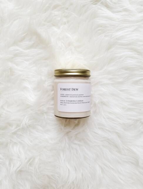 Forest Dew Soy Candle, Father's Day Candles, Manly All Natural Aromatherapy Housewarming Gift, Gift For Him - image 1