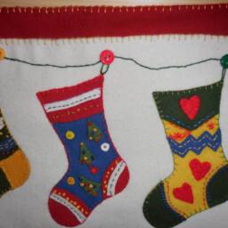And The Stockings Were Hung Wall Hanging - thumbnail 3