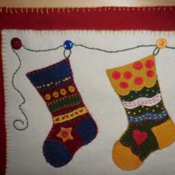 And The Stockings Were Hung Wall Hanging - thumbnail 2