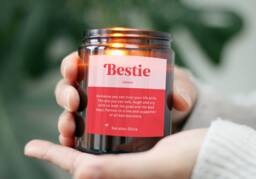 18Th 21st 30Th Birthday Gift For Best Friend Bestie Her - Special 40Th Present Sister Cousin Noun Meaning Personalized Candle - thumbnail 1