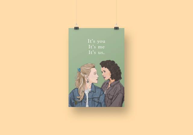 Bly Manor Print - Gift Dani & Jamie Lgbtq Lesbian Art - image 1