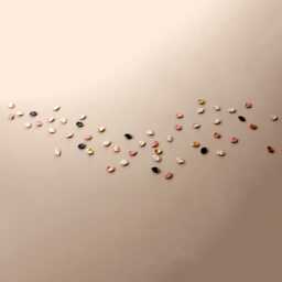 Porcelain Petal Wall Art Summer Breeze - Pink, Gold, Brown & Copper Ceramic Sculpture - 50 - thumbnail 2