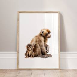 Safari Animal Nursery Art Prints Kids Room Decor - thumbnail 3