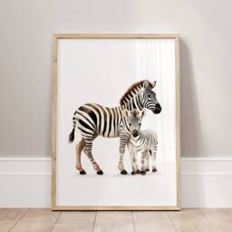 Safari Animal Nursery Art Prints Kids Room Decor - thumbnail 2