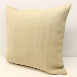 Large Kilim Pillow Cover 24x24, Handmade Turkish Rustic Throw - thumbnail 3