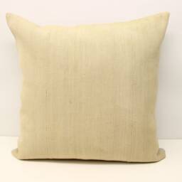 Large Kilim Pillow Cover 24x24, Handmade Turkish Rustic Throw - thumbnail 1