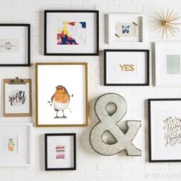 Robin Watercolour Print - British Garden Bird Wildlife Wall Art - thumbnail 2