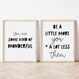 Inspirational Print Set - Nursery Decor, Playroom Wall Art - thumbnail 3