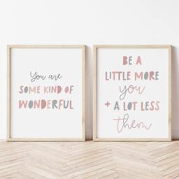 Inspirational Print Set - Nursery Decor, Playroom Wall Art - thumbnail 1