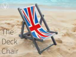 Union Jack - Deck Chair Phone Holder Mobile Stand For Desk Red White Blue - thumbnail 1