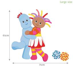 Igglepiggle & Upsy Daisy Hug, in The Night Garden Wall Sticker - thumbnail 4