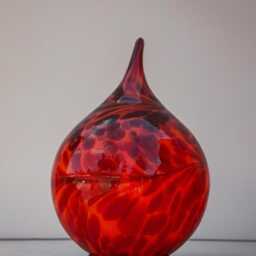 Handmade Multicolour Glass Table Lamp Unique Home Decor - thumbnail 2