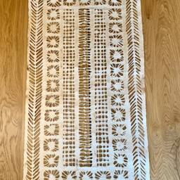 Handmade Mexican Amate Paper Wall Art - Xl 23.5X47 Modern - Unframed - thumbnail 3