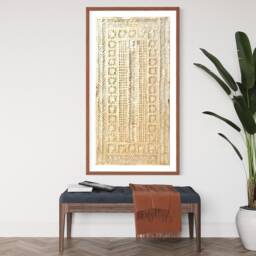 Handmade Mexican Amate Paper Wall Art - Xl 23.5X47 Modern - Unframed - thumbnail 2