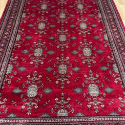 6x9 Red Color Bokhara Rug - 1.80x2.80 Bedroom Luxury Area Turkish Fine Quality Afghan - thumbnail 3