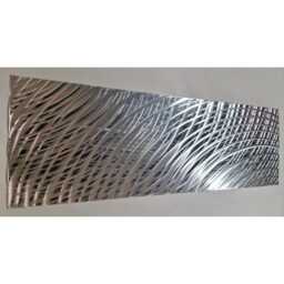Entity. Modern Abstract Metal Wall Art, Silver & Grey. Indoor/Outdoor - thumbnail 2