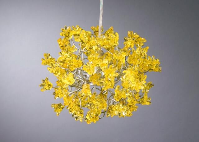Yellow Flowers Hanging Lights For Hall, Bathroom, Bedside Lamp - image 1