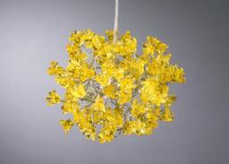 Yellow Flowers Hanging Lights For Hall, Bathroom, Bedside Lamp - thumbnail 1