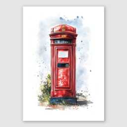 London Icons Watercolor Print Set - British Travel Art - thumbnail 3