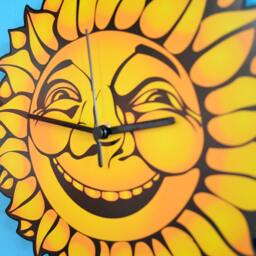 Sun Face Smile - Wall Clock - thumbnail 2