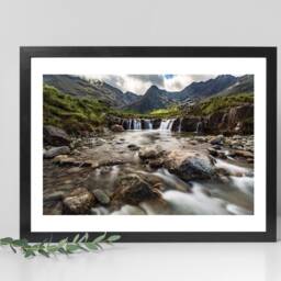Isle Of Skye, Scotland - Fairy Pools Photography Print Wall Art Home Decor Gift Bespoke Poster A5 A4 A3 Framed - thumbnail 3