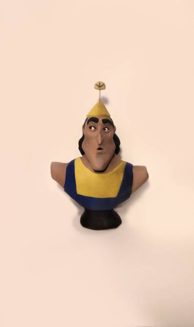 The Emperor's New Groove - Kronk Handmade Polymer Clay Action Figure. Unique Collectible - image 1