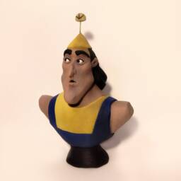 The Emperor's New Groove - Kronk Handmade Polymer Clay Action Figure. Unique Collectible - thumbnail 2