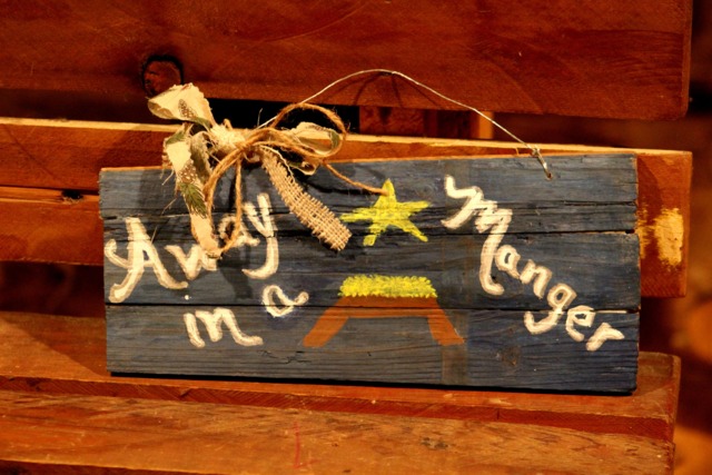 Hand-Painted Christmas Carol Sign Reclaimed Wood Wall Art - image 1