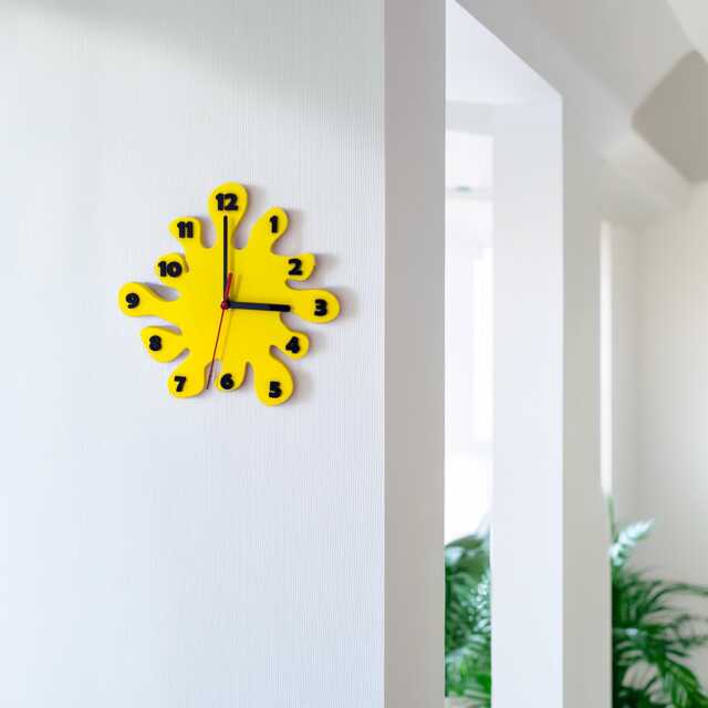 Wall Mounted Paint Splat Clock - image 1