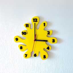 Wall Mounted Paint Splat Clock - thumbnail 2