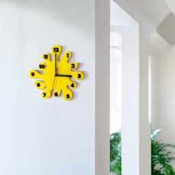 Wall Mounted Paint Splat Clock